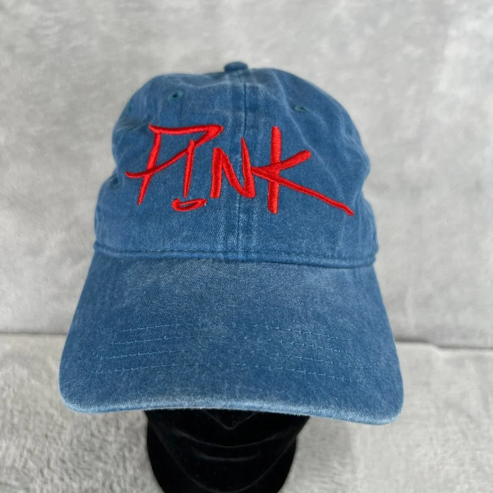 Pink P!nk World Tour 2018 Baseball Hat Blue Concert Music Merch Dad Cap Otto